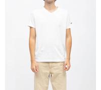 Tee Shirt Coton Col V Basique Uni Homme Schott