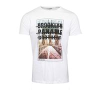 Tee Shirt Coton Imprimé Pont De Brooklyn Homme Paname Brothers
