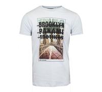 Tee Shirt Coton Imprimé Pont De Brooklyn Homme Paname Brothers