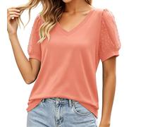 Tee Shirt Coton Manches Longues Femme Oversize des Noel pour Courtes Voile Gorge Ecru Si Polyester Éponge Epaulette Beaux Brillante Un Princesse Pailletée Reveillon Transparents