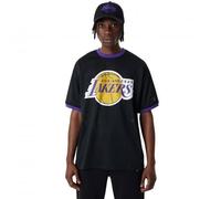 Tee shirt de Basketball - NEW ERA - Lakers - Coupe oversize - Noir - 100% polyester S
