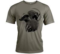 Tee-Shirt de Chasse Motif Blaireau [avec Texte Personnalisable]