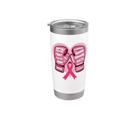 Tee-shirt de sensibilisation au cancer du sein - Donner de l'espoir et de la force Gobelet isotherme en acier inoxydable double paroi