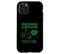 Tee-Shirt de survivant de Phishing drôle de Sensibilisation à la cybersécurité Geek Coque pour iPhone 11 Pro