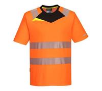 Tee-shirt de travail haute visibilité anti UV slim Portwest DX4 S/S - Orange M