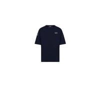 Tee-shirt - EA7 EMPORIO ARMANI - 6RPT10-PJ7CZ-1554 - Col ras-du-cou - Logo EA7 imprimé - Bleu marine L