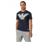 Tee-shirt Ea7 Emporio Armani - Réf. 3LPT60-PJ3NZ-1554 - Bleu - Manches courtes - Logo Ea7 XS
