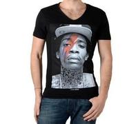 Tee shirt Eleven Paris Kalifa M Wiz Khalifa Noir XS