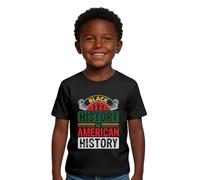 Tee Shirt Enfant Garcon - T-Shirt à Manches Courtes pour garçon Inspiration culturelle pour célébrations patrimoniales et Vie Scolaire Quotidienne