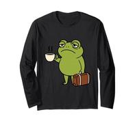 Tee-Shirt épuisé drôle fatigué usé Manche Longue