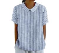 Tee Shirt Femme Chemisier Dentelle Femme Blouse Imprimée Haut Blanc Chic Tee Shirt Rock Tunique Top en Dentelle Noir Mes