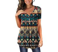 Tee Shirt Femme Col V, Chemisier Femme Dentelle Décontracté Col V Élégant Couleur Unie Vintage Manches Courtes Casual Dentelle Blouse T Shirt Noir