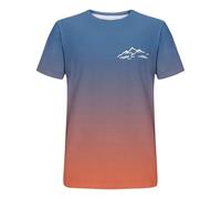 Tee Shirt Femme Col V Coton Henley Chemise Lin Grande Chemise Femme Coton Et Lin Col Rond T-Shirt Imprimé Casual Loose Sport Tops Chic Coupe Boheme Vintage Lettre T Shirt Oversize Tunique Blouse #1