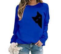 Tee Shirt Femme Manche Longue Col Rond Oversize Chaud Dos Doux Ras Mérinos 3D M Grandes Nuage Tres Sympa Corset Blanches Decollete Blazer Chaude Debardeur Lettre