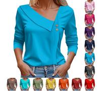 Tee Shirt Femme Promo Chemisier en Jean pour Blouse Manche Papillon Haut en Dentelle Blanc Thee Shirts Femmes Chic Tunique Epaules Nues Top Bleu Marine Chic Offre de Mes Commandes