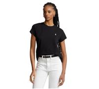 Tee Shirt Femme Ralph Lauren Noir - Col rond & manches courtes - 100% Coton S