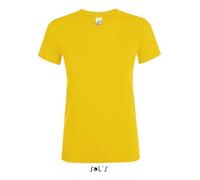 Tee-shirt Femme - Regent - Citron - 100% coton - Manches courtes - Coupe ajustée M