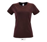 Tee-shirt Femme - SOL'S - Regent - Bordeaux - 100% coton - Manches courtes - Coupe ajustée XL