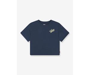 Tee-shirt fille Boxy meet and greek LEVI'S manches courtes marine 6A