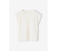 VERTBAUDET Tee-Shirt uni Basics Fille Manches Courtes écru 6A