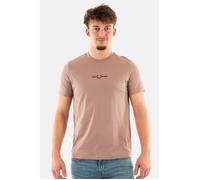 fred perry Tee Shirt Embroidered s52 Dark Pink M