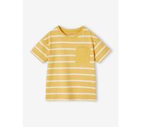 VERTBAUDET Tee-Shirt rayé garçon Ocre 3A