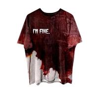Tee Shirt Halloween Costume Zombie Deguisement Homme Horreur Ça Qui Fait Peur Sweat Haloween Vampire Teeth Déguisement T-Shirt T Tshirt Men