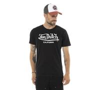 Tee Shirt Homme 100% Coton, T Shirt Homme First, Col Rond, Regular Fit, Noir Taille XXL