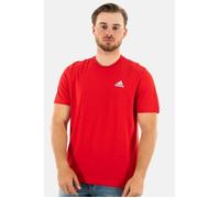 adidas Homme Essentials Single Jersey Embroidered Small Logo Tee, Better Scarlet, S