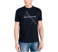Tee shirt homme - ARMANI EXCHANGE - AX TEESHIRT LOGO - Manches courtes - Bleu marine S
