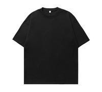 Tee Shirt Homme Coton- T-Shirts à Manches Courtes Col Rond Coupe Ample Casual Confortable Doux Simple Couleur Unie Haut De Tous Les Jours Polyvalent Chic Basique Respirante Top 2026