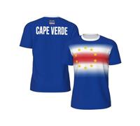Tee Shirt Homme Drapeau du Cap-Vert T-Shirts Col Rond Sportswear, Gym