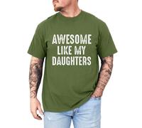 Tee Shirt Homme Drole - T-Shirt Humoristique pour Papa avec Le Message « comme ma Fille » vêtement décontracté et Sarcastique pour père de Famille