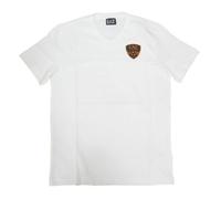 Tee-shirt homme EA7 Emporio Armani - Blanc - Col V - Manches courtes - Technologie Ventus7 XL