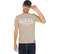 Tee Shirt Homme First, T-Shirt Homme 100% Coton, Regular fit & Col Rond, Beige Taille L