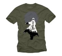 Tee-shirt Homme Geek Anime Comic Vert - MAKAYA - Regular - Manches courtes XXXXXL