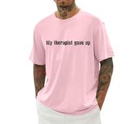 Tee Shirt Homme Grande Taille - T-Shirt Homme Décontracté à Imprimé Graphique avec Col Rond et Manches Courtes pour Un Confort Quotidien et Un Style Moderne