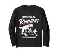 Tee Shirt Homme Humour Sport J'Peux Pas J'Ai Running Cadeau Manche Longue