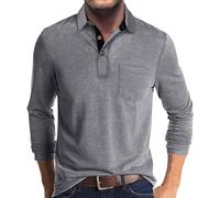 Tee Shirt Homme Marque Lin Chemise Manche Longue Personnalisable Tenue Medievale Pirate Veste Peau Repassage Shirt Chemisette Militaire Hawaienne Polo Homme Manche Longue Gris Clair XL