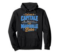 Tee Shirt Homme Marseille Bébé Foot Supporter Marseillais Sweat à Capuche