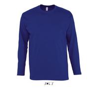 Tee-shirt Homme Monarch Outremer - SOL'S - Manches courtes - Bleu - Coton S