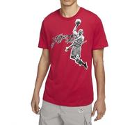 Tee-shirt homme Nike JORDAN AIR DRI-FIT rouge - manches courtes - technologie Dri-FIT L