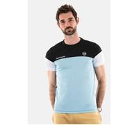 Tee shirt homme Sergio Tacchini Prave 578 - Bleu - 100% coton - Manches courtes - Col arrondi S