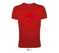 Tee-shirt Homme - SOL'S - Regent Fit - Rouge - 100% Coton - Manches Courtes XXL