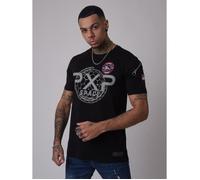 Tee-shirt homme style 'space Nasa' - PROJECT X PARIS - Manches courtes - Noir - Coton XS