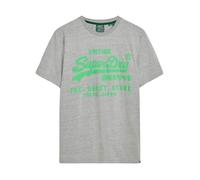 Superdry Neon Vl Short Sleeve T-shirt Gris S Homme