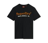 Superdry Venue Duo Logo Short Sleeve T-shirt Noir L Homme