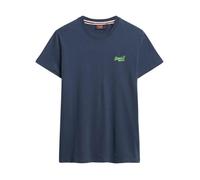 Superdry – T-shirt Essential Logo – manches courtes, logo brodé – Bleu L Homme