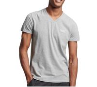 Tee-Shirt Homme SuperDry Vintage Logo Emb Vee Gris - Marque SUPERDRY - Manches Courtes - Col V S
