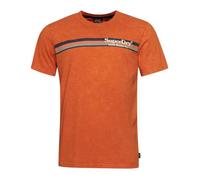 Tee-Shirt Homme SuperDry Vintage Venue Orange - SuperDry - Manches Courtes - Col Rond - Confort Exceptionnel S